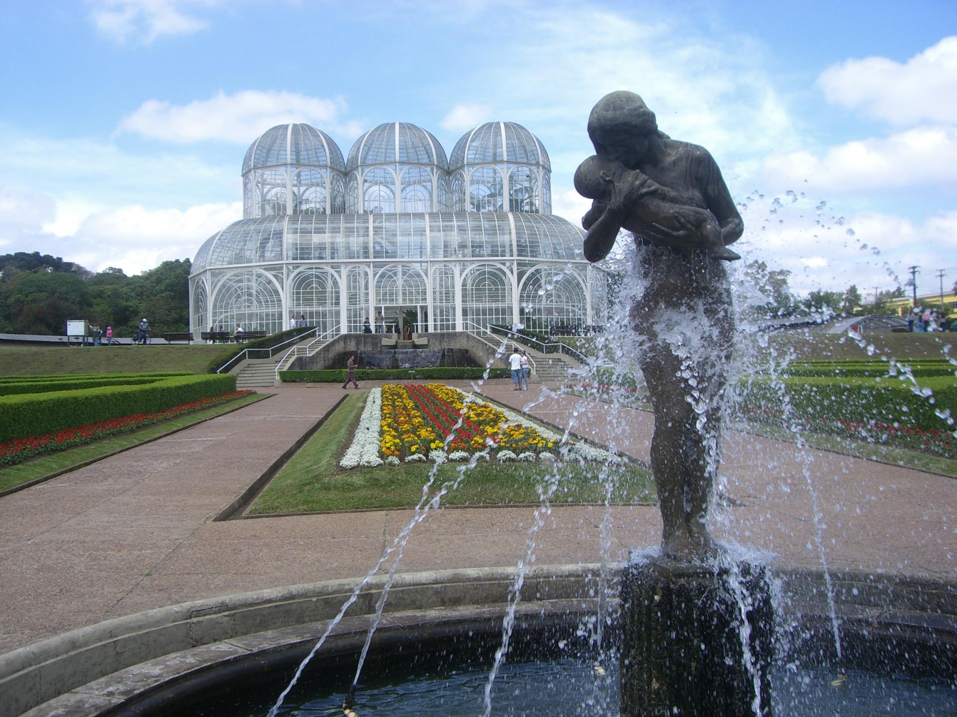 Der Botanische Garten in Curitiba ist weltbekannt