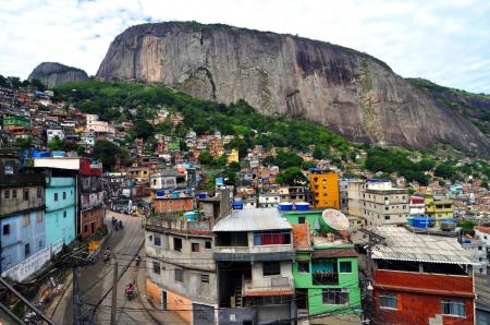 Favela Rocinha in Rio