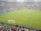 Name für das brasilianische WM-Maskottchen enthüllt Fußballstadion von Recife in Brasilien