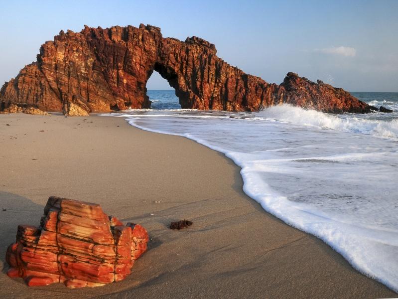 Pedra Furada in Jericoacoara, Brasilien