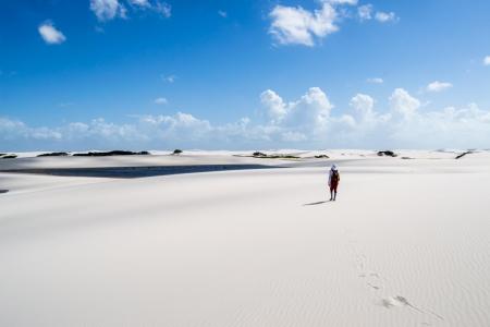 Wüstenähnliche Dünenlandschaft in den Lencois Maranhenses