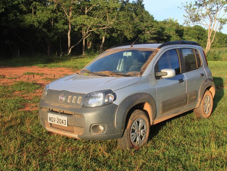 Auto im südlichen Pantanal in Brasilien