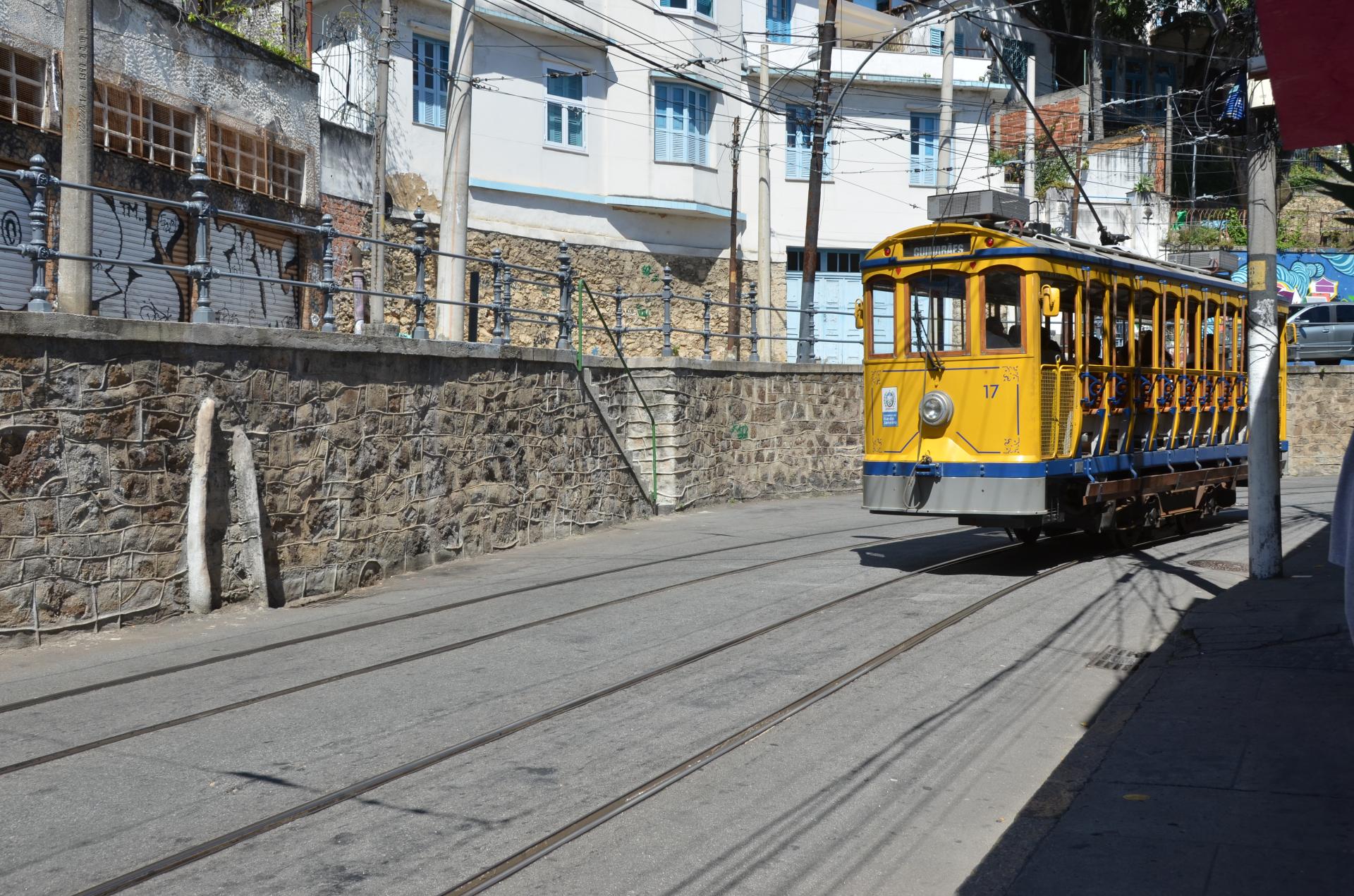Straßenbahn in Santa Teresa in Rio