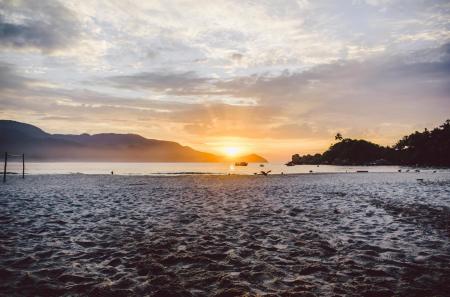 Ansicht des Sonnenaufganges Ilha Grande