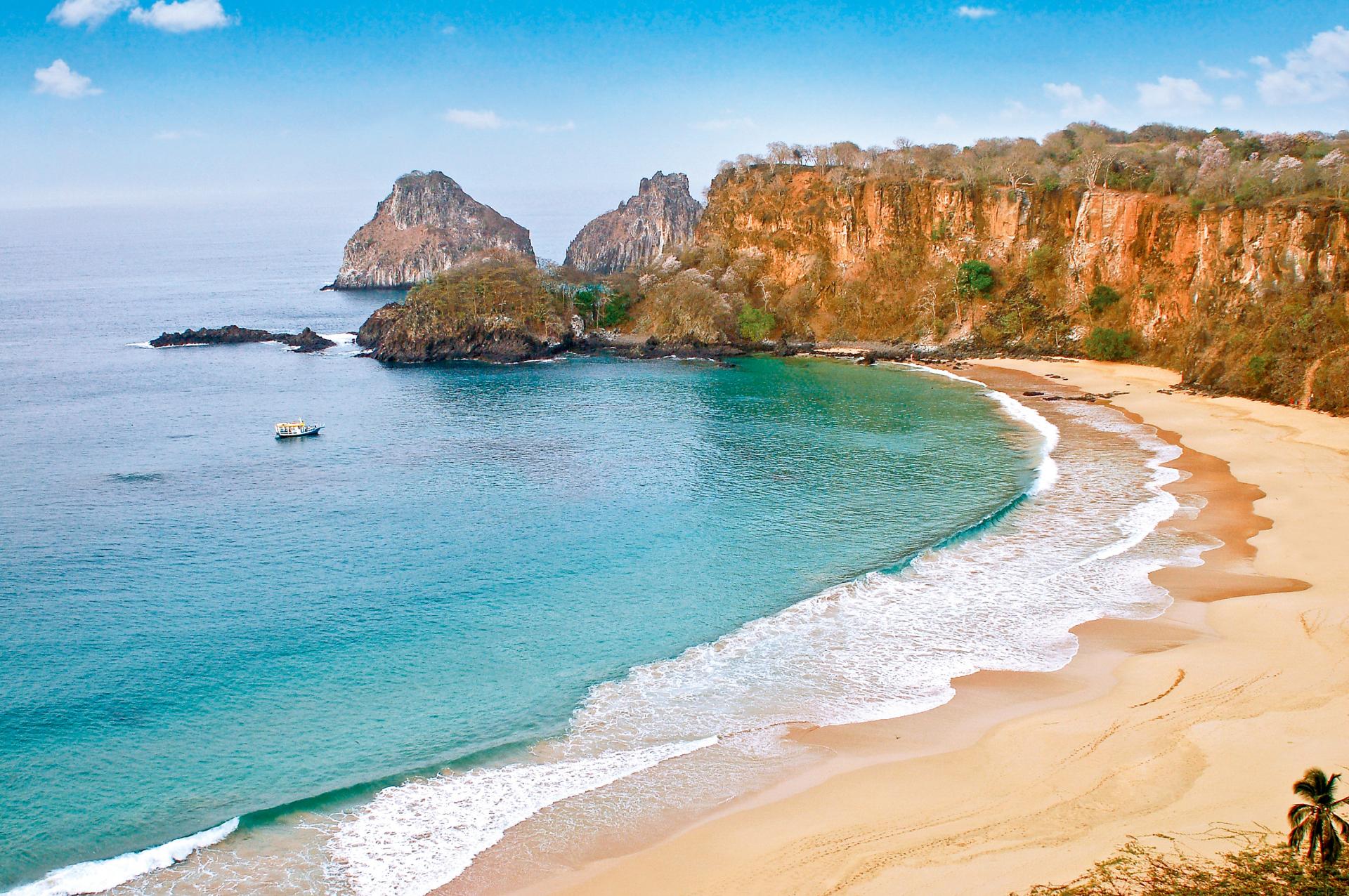 Traum beim Online-Praktikum von Fernando de Noronha Fernando de Noronha ist ein Traum für Brasilien Urlauber und Praktikanten