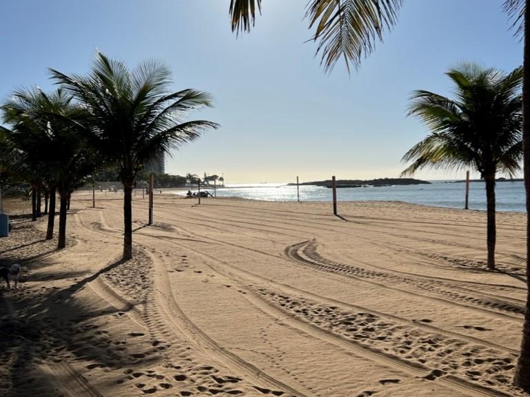 Malerischer Strand bei Vila Velha