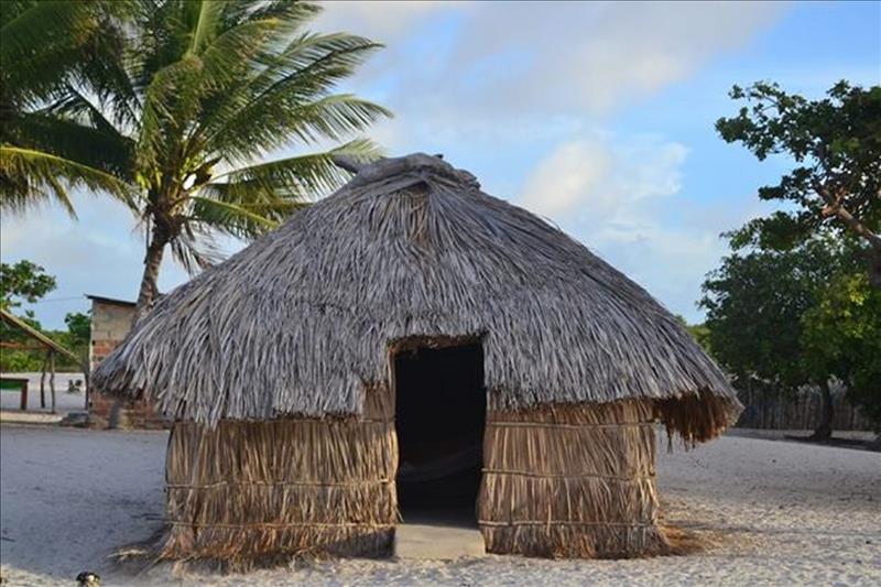 Hütte im brasilianischen Amazonasgebiet