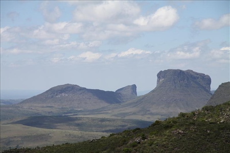 Aussicht auf die Landschaft der Chapada Diamantina in Brasilien