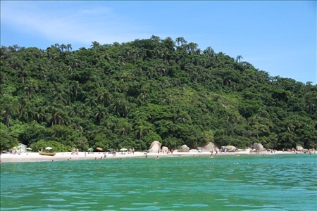 Ilha do Campeche vor der brasilianischen Insel Florianopolis