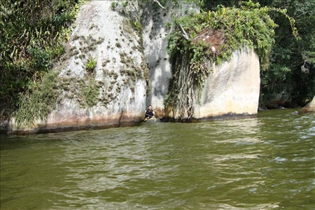 Reise Rezension nach einem Urlaub in Brasilien Kajak fahren in einer Lagune in Südbrasilien