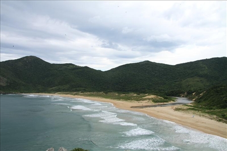 Strand auf der Insel Florianopolis im Süden von Brasilien
