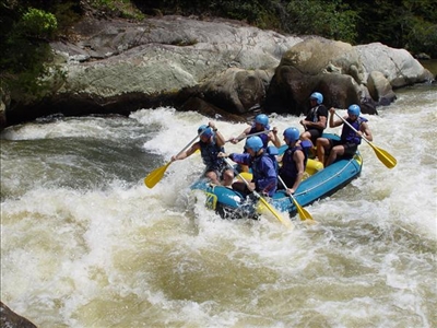 Wildwasser Rafting in Südamerika