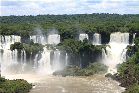 Wasserfälle von Foz do Iguacu in Brasilien