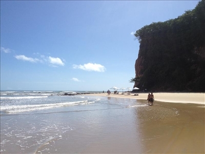 Deutscher Trainerstab schaut sich in Brasilien um Strand in Brasilien