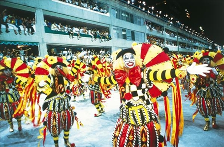 Karneval im Sambadrom in Brasilien