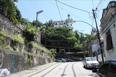 Bahngleise in Rio de Janeiro in Brasilien