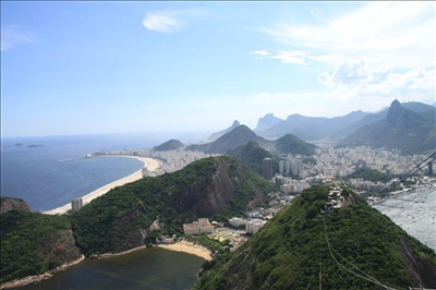 Die Stadt Rio de Janeiro in Brasilien