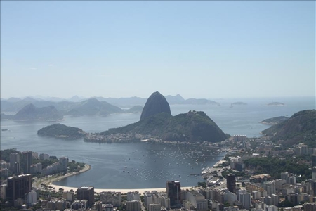 Maracana Stadion in Rio de Janeiro wurde wieder eröffnet Aussicht auf Rio de Janeiro in Brasilien