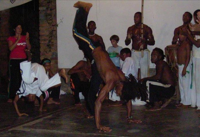 Capoeira Tänzer in Brasilien