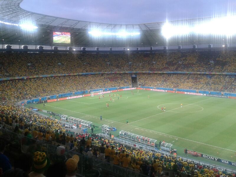 Brasilianisches Fußballstadion