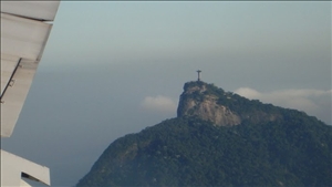 Anflug Rio de Janeiro Anflug Rio de Janeiro, vorbei an der Christus Statue