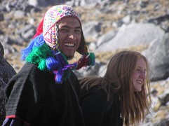 Trekking auf dem Inka trail in Peru