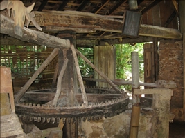 Im Inneren vom Steinhaus an der Lagoa de Conceição Brasilien Florianopolis Lagoa de Conceição