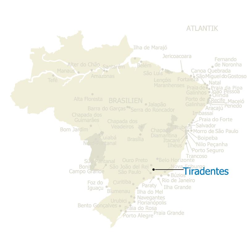 MAP Tiradentes, Minas Gerais, Brasilien