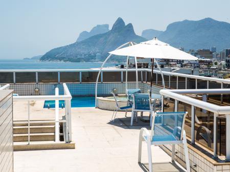 Hotel Atlantis Copacabana Pool auf der Dachterrasse