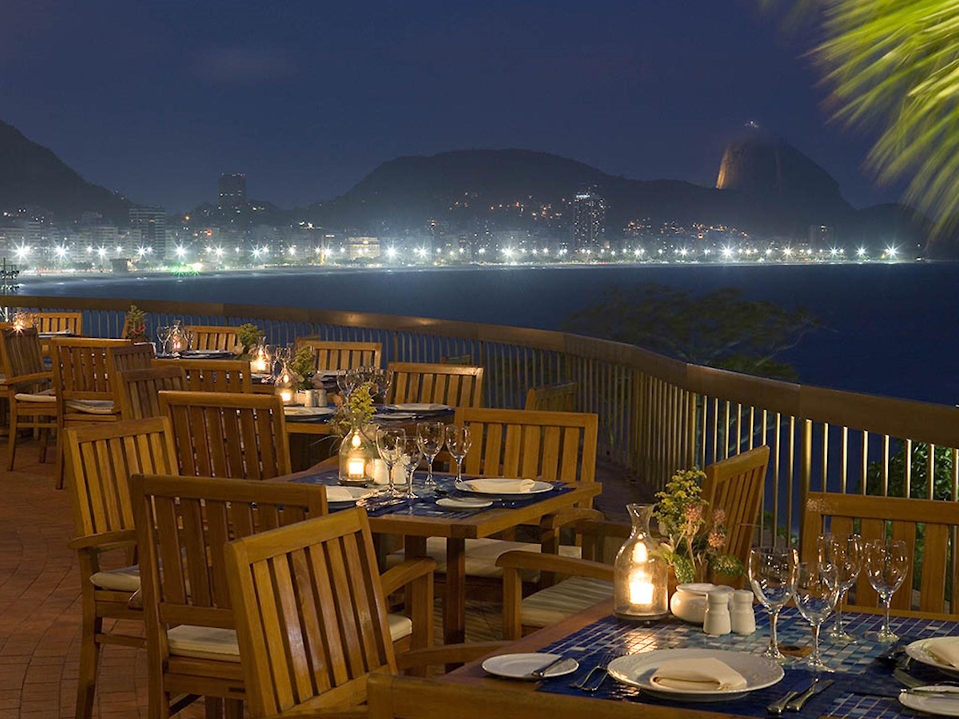 Außengastronomie des Hotel Sofitel Rio de Janeiro