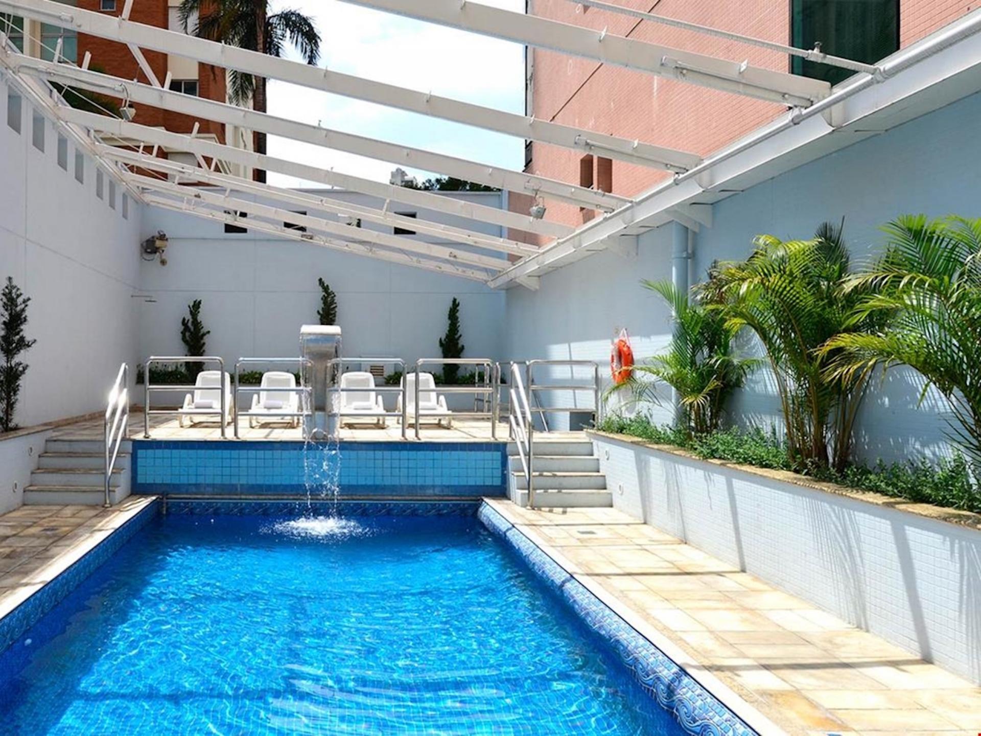 Pool des Hotel Pestana in Sao Paulo, Brasilien