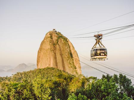 Per Seilbahn auf den Zuckerhut