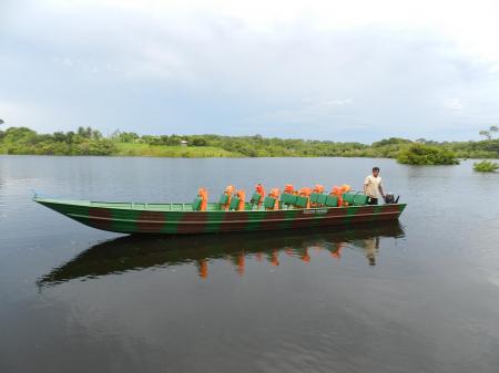 Bootsauflug im Amazonasgebiet von der Turtle Lodge aus