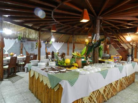 Restaurant der Turtle Lodge