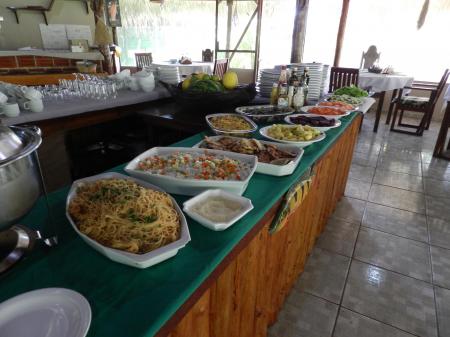 Buffet der Turtle Lodge