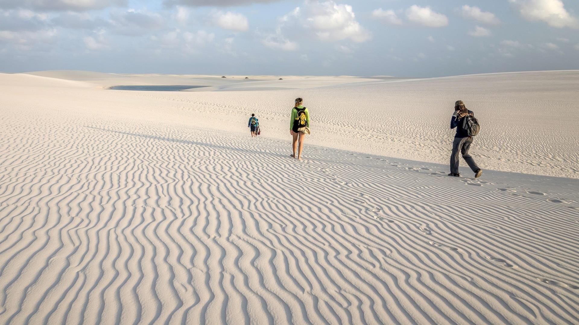 Endlose Dünen der Lencois Maranhenses