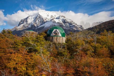 Begeben Sie sich auf eine Trekkingreise durch Patagonien und übernachten Sie im EcoCamp Patagonia