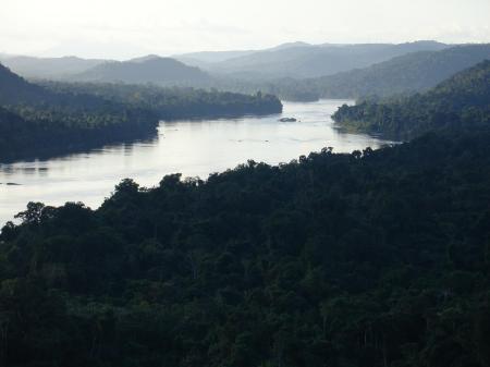 Der Caura Fluss in Venezuela bietet wunderschöne Landschaften und eine einmalige Tierwelt