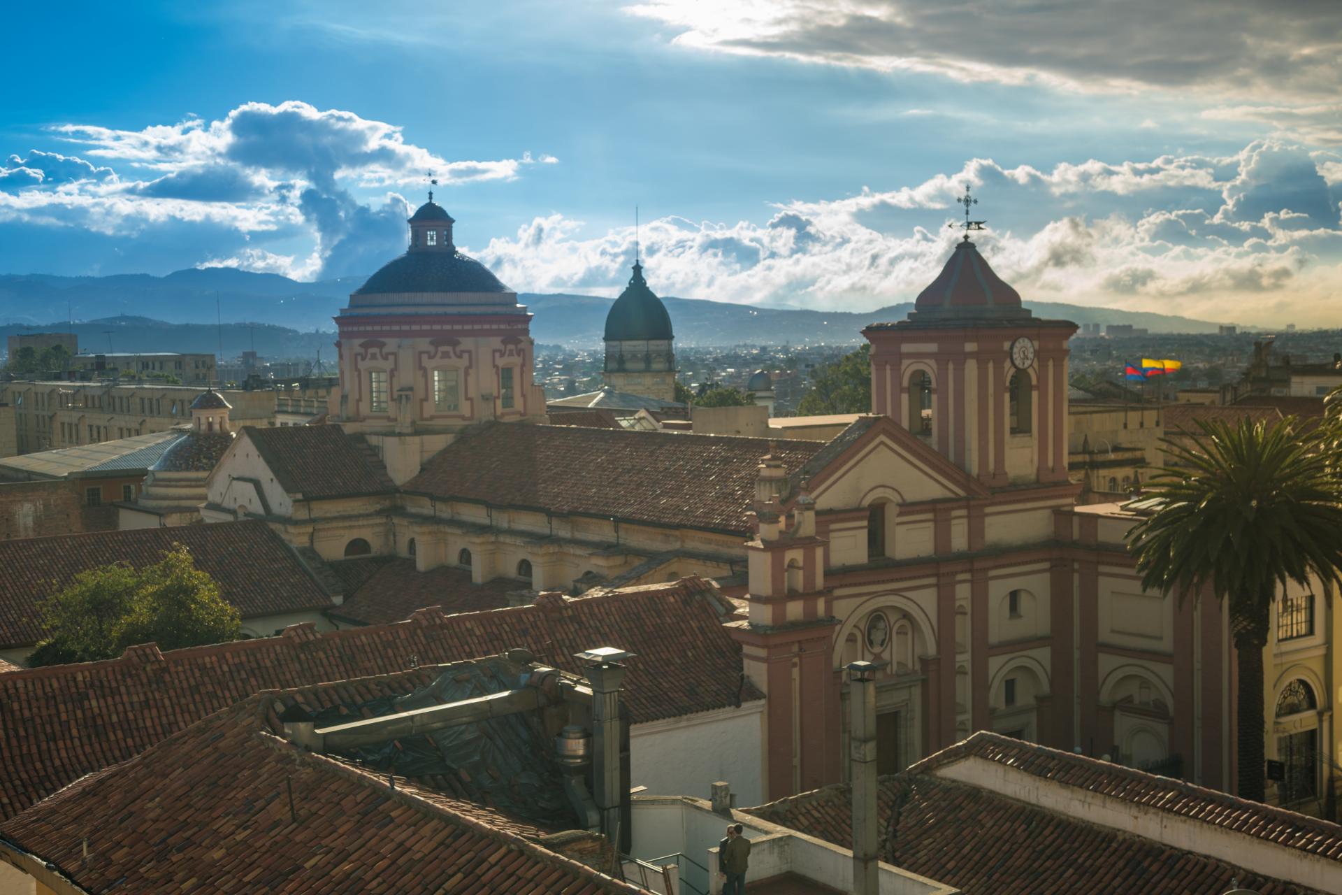 Das Zentrum der kolonialen Hauptstadt Bogota auf einer Stadttour durch Kolumbien entdecken