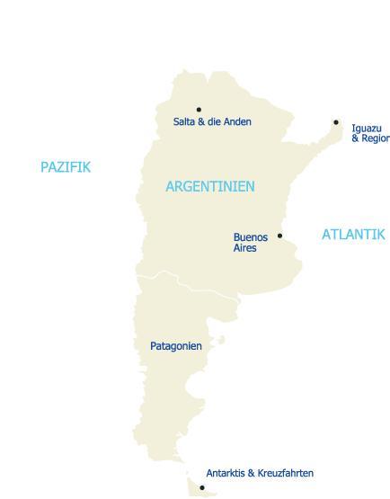 Bereisen Sie die unterschiedlichen Regionen Argentiniens