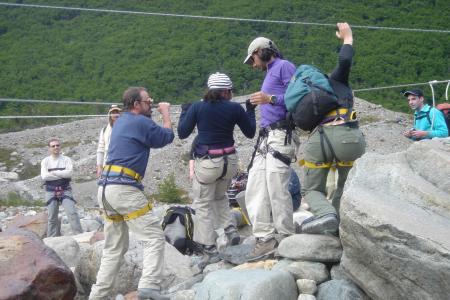 Unternehmen Sie eine Trekkingtour entlang des Fitz Roy Berges in Patagonien