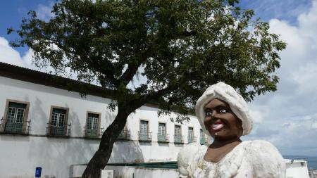 Figur einer Baiana in Salvador da Bahia