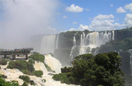 Weltwunder brasilianische Iguacu Fälle