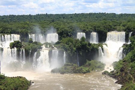 Gesamtbild der Iguacu Fälle