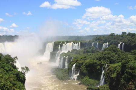 Fluss und Wasserfälle von Iguacu