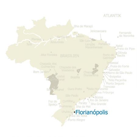 MAP Brasilien Florianopolis