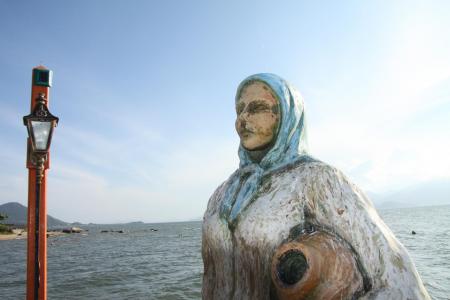 Statue in Ribeirao da Ilha