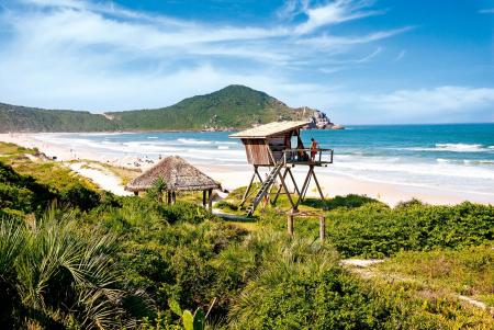 Aussichtsstand an der Praia do Rosa