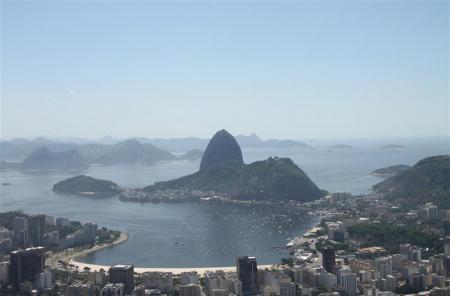 Ausblick vom Corcovado in Rio