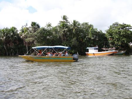 Per Boot über den Rio Preguicas nach Cabure